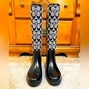 Brand New COACH Designer Rainboots Size 5